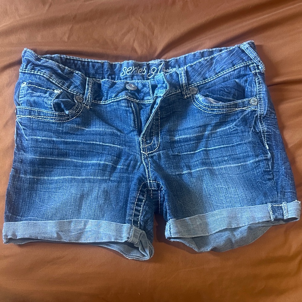 Series 9 Dark Blue Women's Jean Shorts